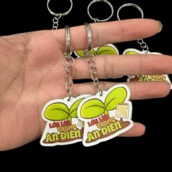 In móc khóa mica theo biên dạng