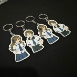 Móc khóa khai trương in hình chibi