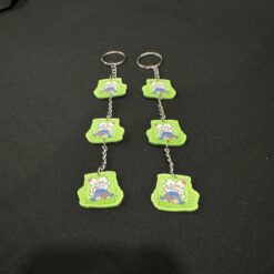 Móc khóa mica dạng chùm