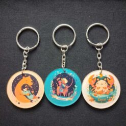 Móc khóa mica đa dạng, hình ảnh