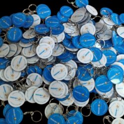 Móc khóa in logo doanh nghiệp, in tên theo yêu cầu