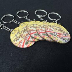 Móc khóa hình tròn tặng vào dịp mừng xuân