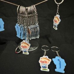 Móc khóa in logo và nhân vật của công ty