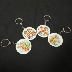 Móc khóa tròn 2 mặt