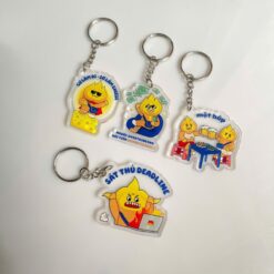 Móc khóa trong suốt