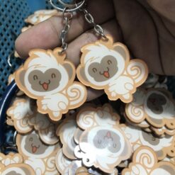 Móc khóa acrylic hình động vật