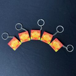 Móc khóa in dòng chữ trên