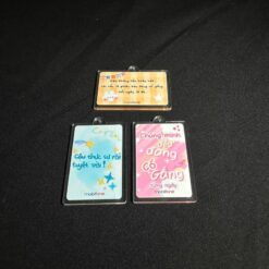 Móc khóa in UV sắc nét đẹp