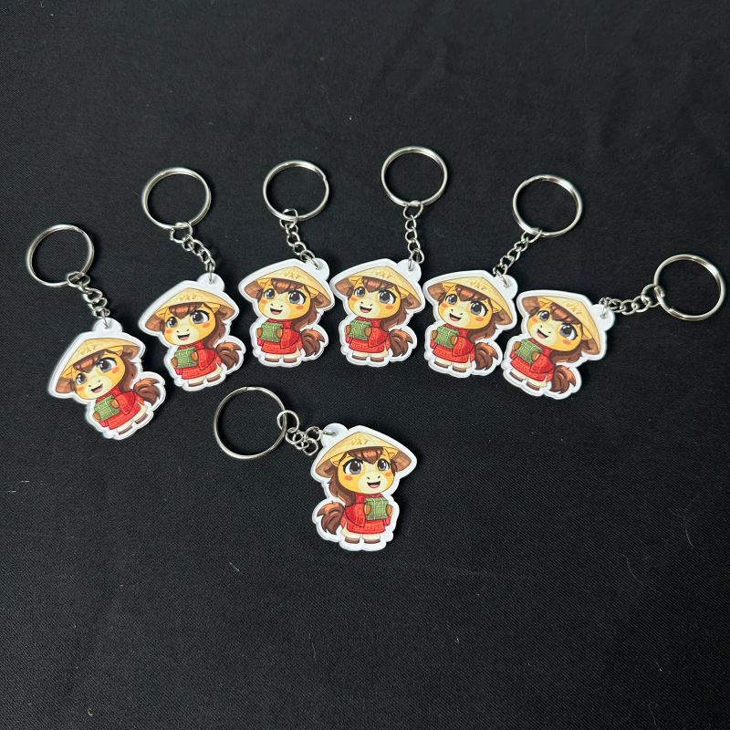 moc-khoa-mung-xuan-2026 Móc khóa acrylic hình con ngựa