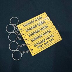 Móc khóa số phòng in theo yêu cầu của 1 khách sạn