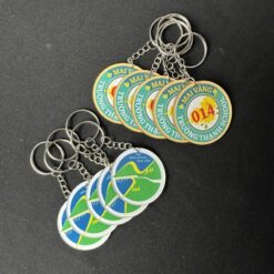 Làm móc khóa trường học