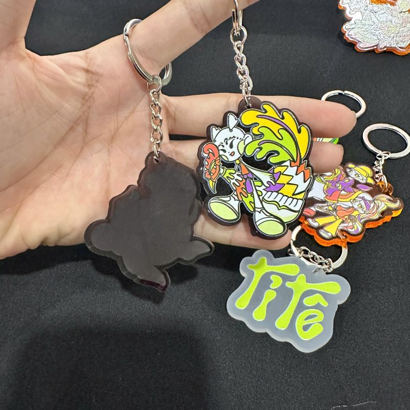 Móc khóa in UV chữ và hình