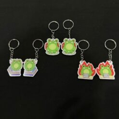 Móc khóa acrylic in hình động vật