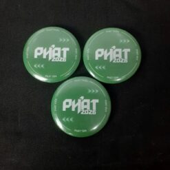 Huy hiệu ghim cài nhựa tròn