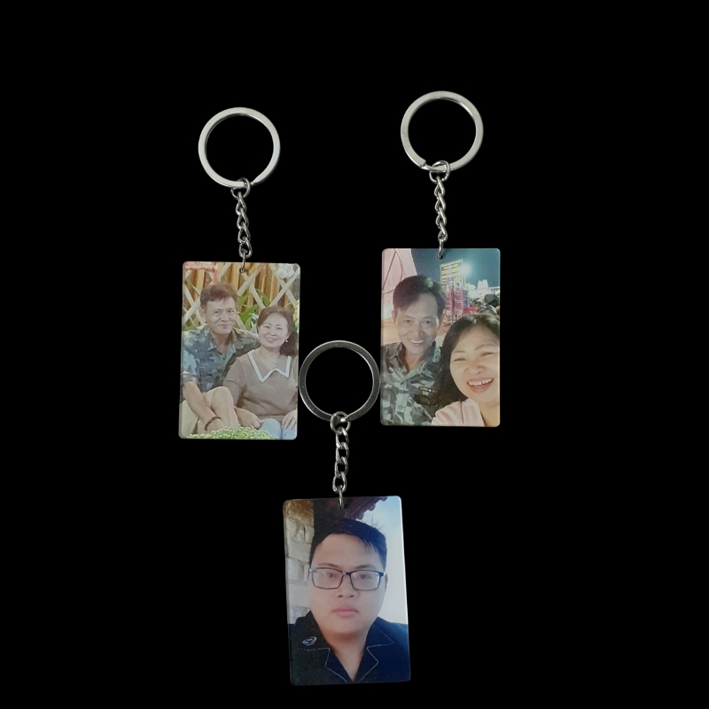 Móc khóa ảnh gia đình