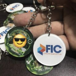 Móc khóa cá nhân, hình tròn