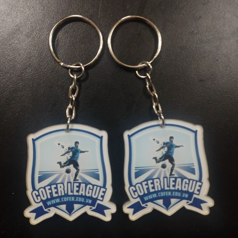 Móc khóa giải bóng đá trương học