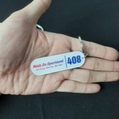 Móc khóa in tên, số theo yêu cầu