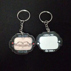 Móc khóa in UV được in 1 mặt