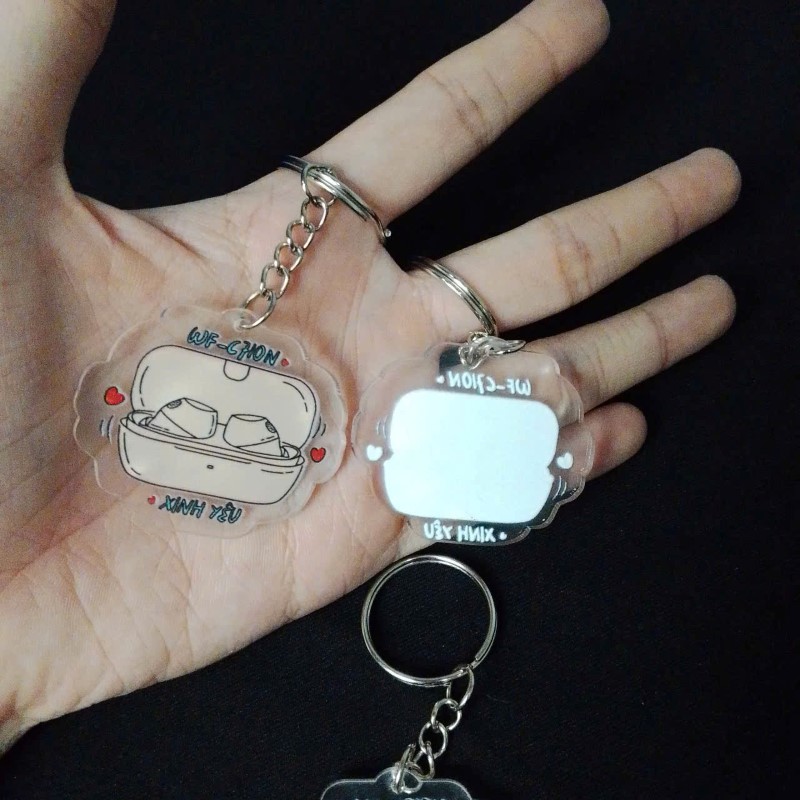 Móc khóa in UV theo yêu cầu