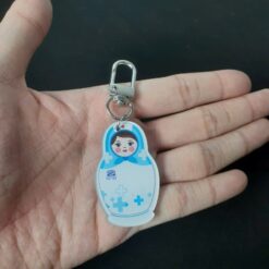 Móc khóa búp bê nga phong cách y tá