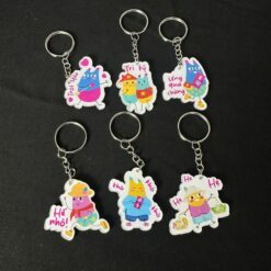 Móc khóa mica dễ thương