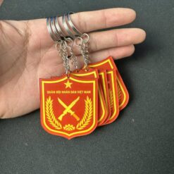Móc khóa in phù hiệu của bộ binh Việt Nam