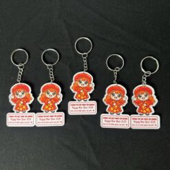 Móc khóa mica quà tặng Tết cho học sinh