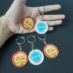 Keychain in 2 mặt khác nhau theo yêu cầu