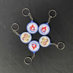 Móc khóa học viện cán bộ Thành phố Hồ Chí Minh 2 mặt