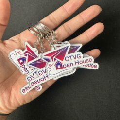 Móc khóa nhựa mica