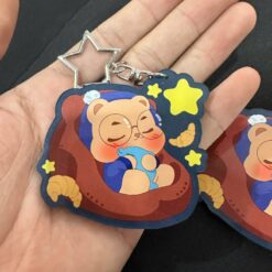 Móc khóa mica theo yêu cầu hình nhân vật