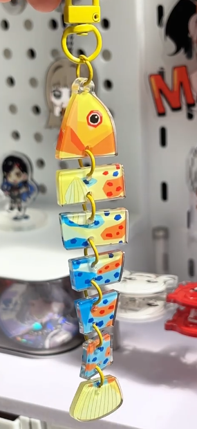 Móc khóa gắn charm