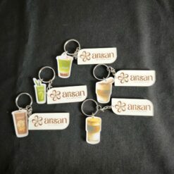 Móc khóa mica in nội dung theo yêu cầu
